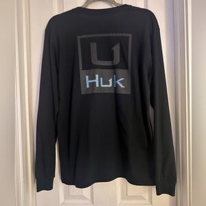 Black Huk Mens long sleeve shirt